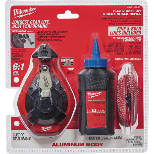 Chalk Reel Kit with Bonus Line Waymarc Industries Inc