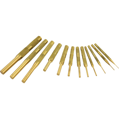 Brass Pin Punch Set, 12 Pieces Waymarc Industries Inc