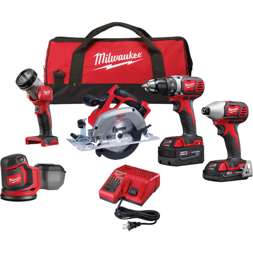 Trousse 5 pi&egrave;ces doutil combin&eacute; M18, Lithium-ion, 18 V Waymarc Industries Inc