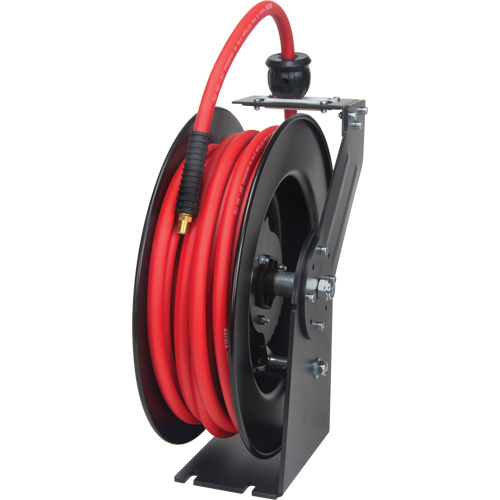 Hose Reel, Air/Water, 1/2" x 50', Single Hose, 300 psi Waymarc Industries Inc