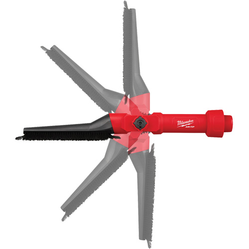 Brosse pivotante &agrave; profil bas Air-Tip Waymarc Industries Inc