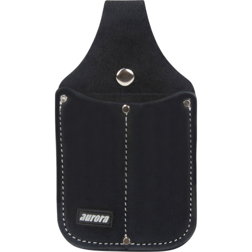 Utility Pouch, Knife Holder, Leather, 3 Pockets Waymarc Industries Inc