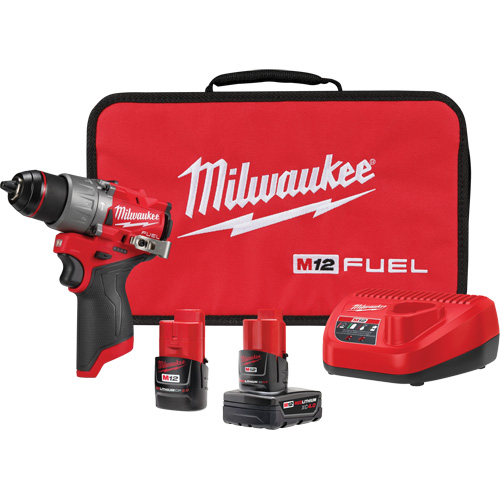 Ensemble marteau perforateur-visseuse M12 Fuel, Mandrin 1/2", 12 V Waymarc Industries Inc