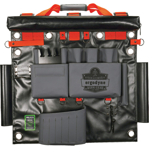 Arsenal 5710 Bucket Truck Tool Board with Tool Tethering Attachment Points, Nylon, 8 Pockets, Grey Waymarc Industries Inc