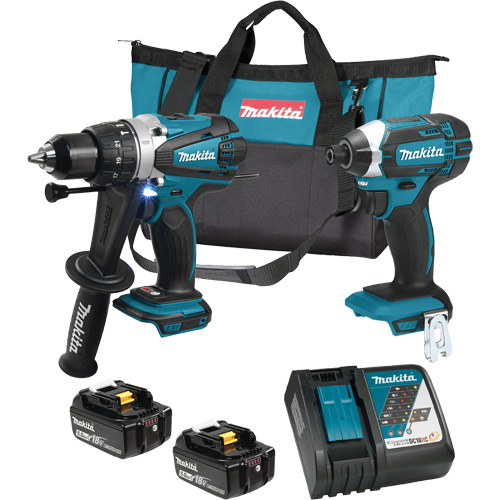 LXT Cordless 2-Tool Combo Kit, Lithium-Ion, 18 V Waymarc Industries Inc