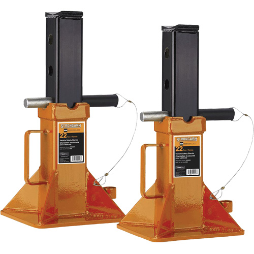Safety Stands, Locking Pin, 22 Ton(s) Capacity Waymarc Industries Inc