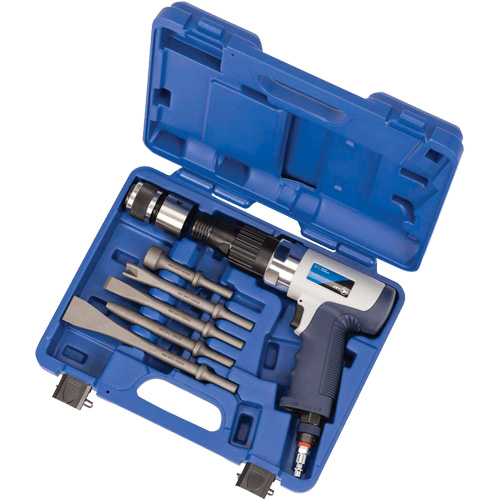 AH200SHD 6-Piece Super Heavy-Duty Air Hammer Kit, 3.7 CFM, 1/4" NPT, 2000 BPM Waymarc Industries Inc