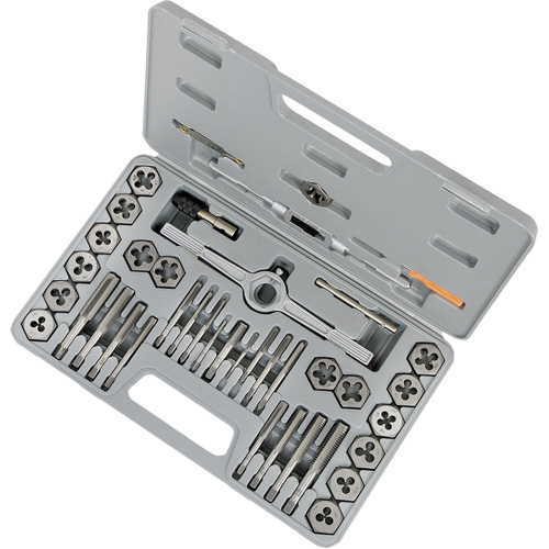 TD40A Premium SAE Alloy Tap & Die Set, 40 Pieces Waymarc Industries Inc