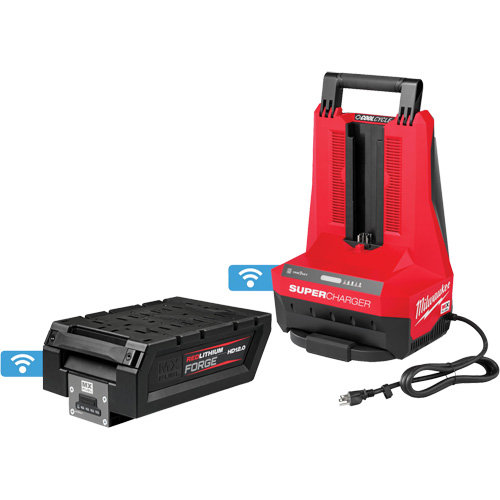 Ensemble bloc-pile HD12.0 MX Fuel RedLithium Forge et super chargeur Waymarc Industries Inc