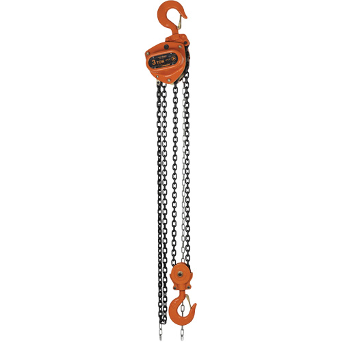 KCH Series Chain Hoists, 10' Lift, 6600 lbs. (3 tons) Capacity, Alloy Steel Chain Waymarc Industries Inc