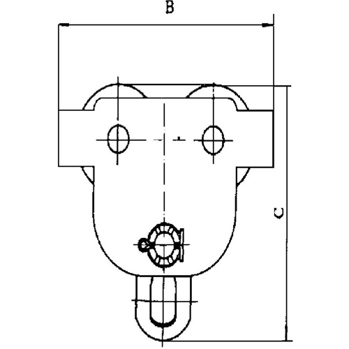 Heavy-Duty Manual Trolley - SBT Series, 11000 lbs. (5 tons) Waymarc Industries Inc