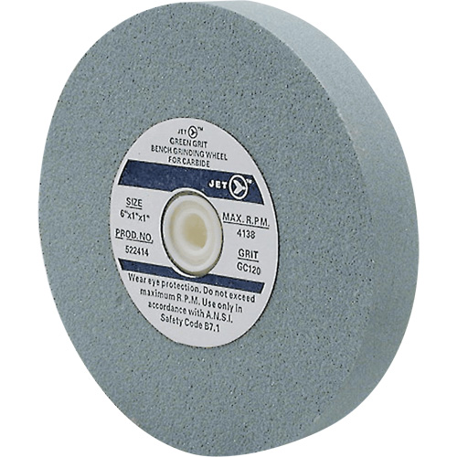 GC675C Meules pour rectifieuses d'&eacute;tabli, 6" x 3/4", Arbre 1", Carbure de silicium Waymarc Industries Inc