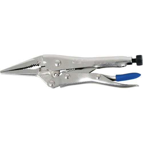 J4LN Long Nose Locking Pliers with Wire Cutter, 4" Length, Long Nose Waymarc Industries Inc