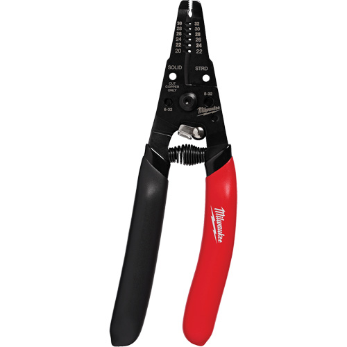 Low Voltage Wire Stripper & Cutter with Dipped Grip, 20 - 32 AWG Waymarc Industries Inc