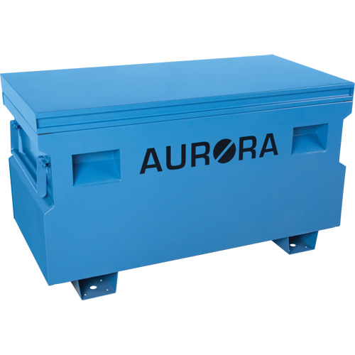 Jobsite Tool Box, 48" x 24" x 27-3/5", Steel, Blue Waymarc Industries Inc