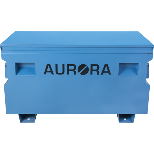Jobsite Tool Box, 48" x 24" x 27-3/5", Steel, Blue Waymarc Industries Inc