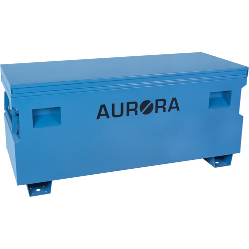 Coffre &agrave; outils de chantier, 60" x 24" x 27-1/2", Acier, Bleu Waymarc Industries Inc