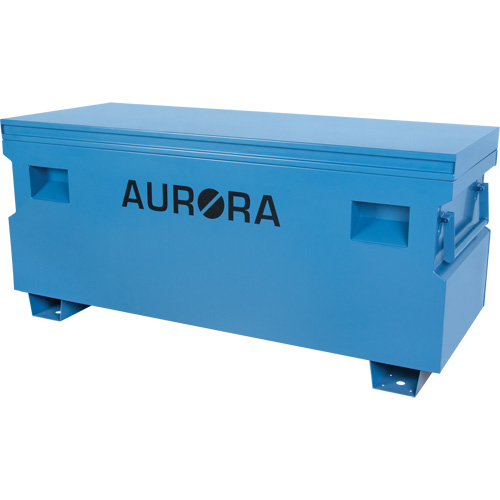 Coffre &agrave; outils de chantier, 60" x 24" x 27-1/2", Acier, Bleu Waymarc Industries Inc