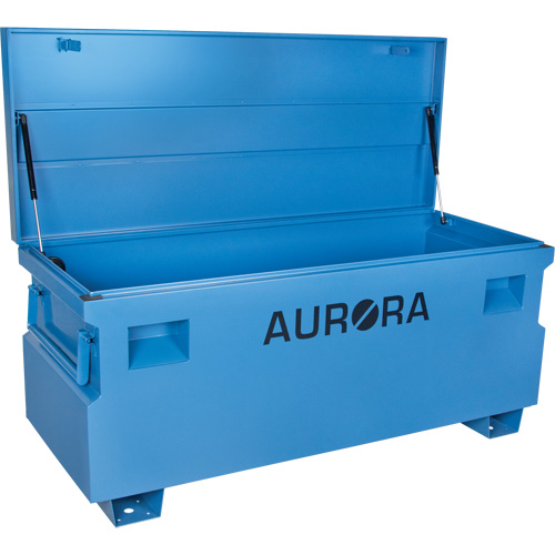 Coffre &agrave; outils de chantier, 60" x 24" x 27-1/2", Acier, Bleu Waymarc Industries Inc