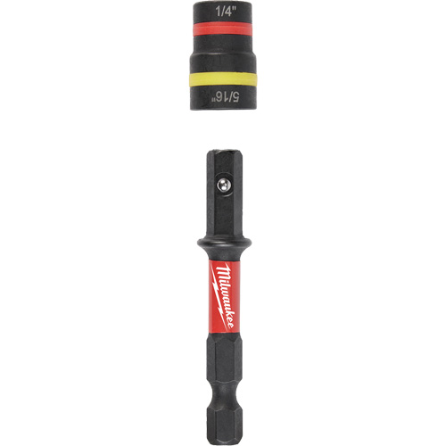 Tourne-&eacute;crous 2-en-1 Shockwave Impact Duty Quik-Clear, 5/16"/1/4" prise, 2-1/4" lo, Magn&eacute;tique Waymarc Industries Inc