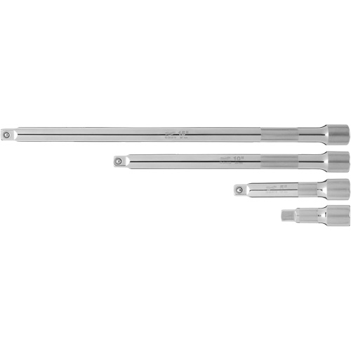 Jeu de rallonges prise, Prise de 1/2", Fini Chrome, 4 Mcx Waymarc Industries Inc