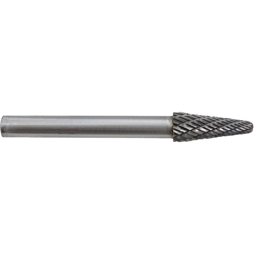 L2-DC JET-KUT Taper Shape Bur 9 (Radius End), 5/16" Dia. Waymarc Industries Inc