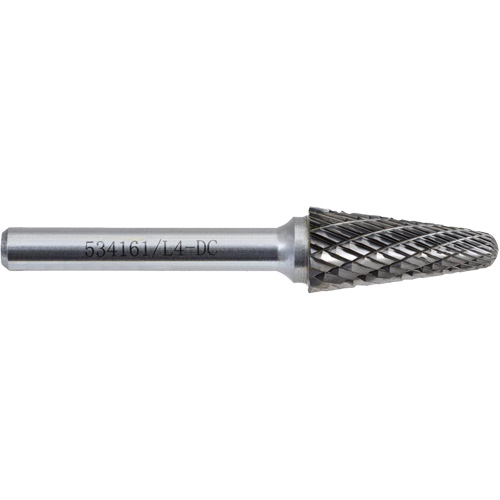 L4-DC Fraise conique 9 JET-KUT (embout rayon), 1/2" dia. Waymarc Industries Inc