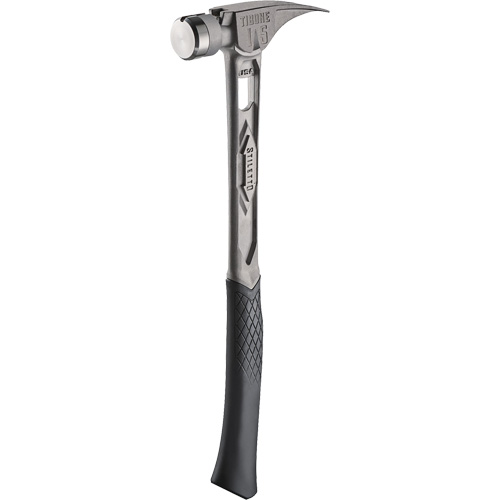 TIBONE Smooth Titanium Framing Hammer, 15 oz., Solid Steel Handle, 17-17/50" L Waymarc Industries Inc