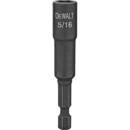 Impact Ready Magnetic Nut Driver, Hex, 1/4" Tip, 5/16" Drive Size, 2-9/16" Length Waymarc Industries Inc