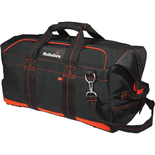 24" Pro Contractor's Gear Bag, Ballistic Polyester, Black/Red Waymarc Industries Inc