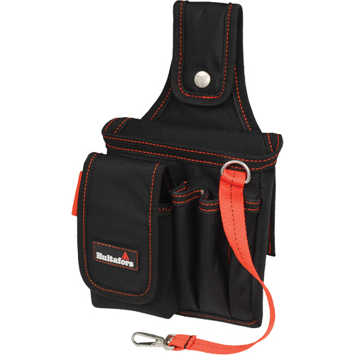 Small Technician's Pouch, Ballistic Polyester, Black/Red Waymarc Industries Inc
