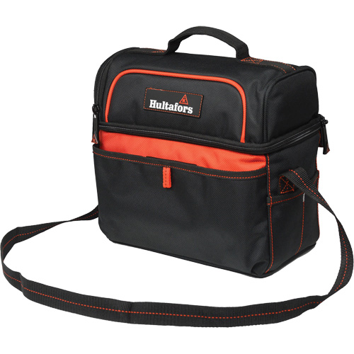 11" Cooler Tool Bag, Ballistic Polyester, Black/Red Waymarc Industries Inc
