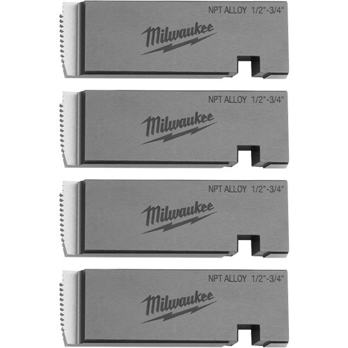 Fili&egrave;res de filetage pour tuyaux universel NPT, Pour tuyau de 1/2"-3/4", Alliage Waymarc Industries Inc