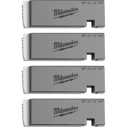 Fili&egrave;res de filetage pour tuyaux universel NPT, Pour tuyau de 1/2"-3/4", Acier rapide Waymarc Industries Inc