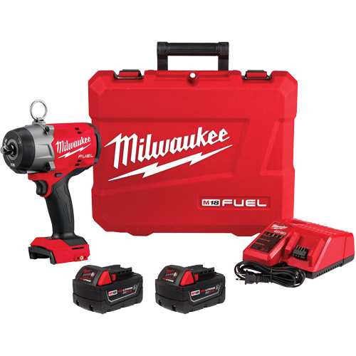 Cl&eacute; &agrave; choc &agrave; couple &eacute;lev&eacute; M18 Fuel avec ensemble de cheville d'arr&ecirc;t, 18 V, Mandrin 1/2" Waymarc Industries Inc