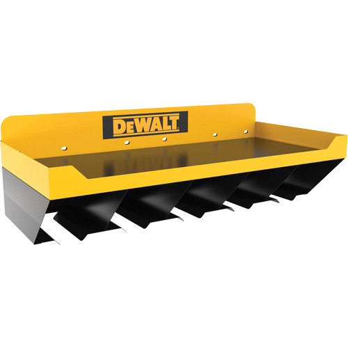 Power Tool Storage Shelf Combo, Steel, Black/Yellow Waymarc Industries Inc