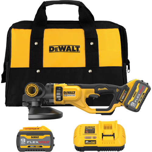 MAX Large Angle Grinder Kit, 7" - 9" Wheel, 60 V Waymarc Industries Inc