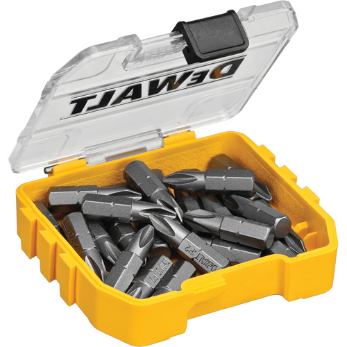 25-Piece Standard Driver Bit Set with ToughCase&reg;+ System, Phillips, #2, 1/4" Drive Waymarc Industries Inc