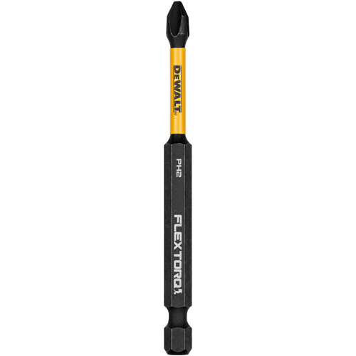 FLEXTORQ&reg; Impact Driver Bit, Phillips, #2 Tip, 1/4" Drive Size, 3-1/2" Length Waymarc Industries Inc