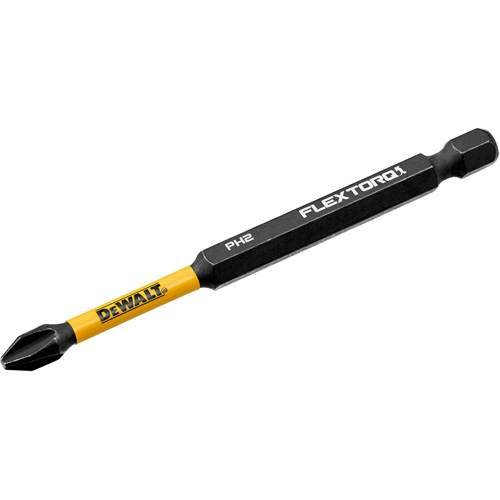 FLEXTORQ&reg; Impact Driver Bit, Phillips, #2 Tip, 1/4" Drive Size, 3-1/2" Length Waymarc Industries Inc