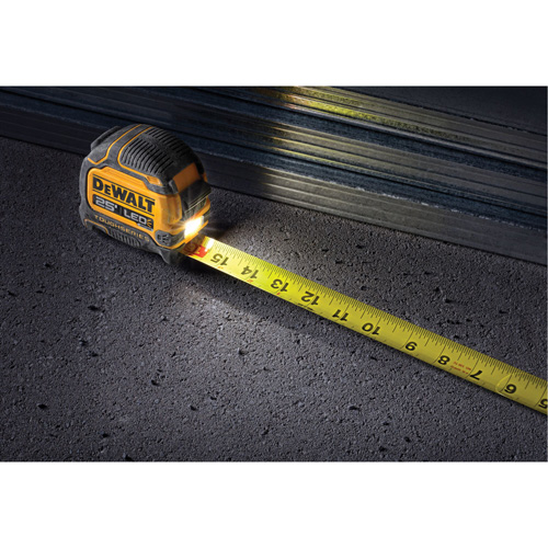 Ruban &agrave; mesurer &agrave; lampe DEL TOUGHSERIES, 25' Waymarc Industries Inc