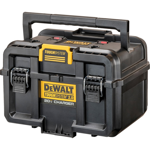 ToughSystem&reg; 2.0 20V Dual Port Charger, 14" x 15" x 9", Black/Yellow Waymarc Industries Inc