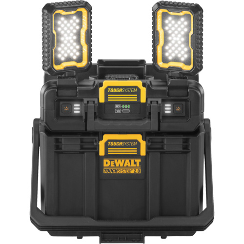 ToughSystem&reg; 2.0 Adjustable Work Light with Storage, 16" x 11" x 14", Black/Yellow Waymarc Industries Inc