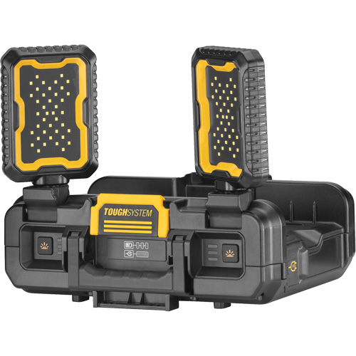 ToughSystem&reg; 2.0 Adjustable Work Light with Storage, 16" x 11" x 14", Black/Yellow Waymarc Industries Inc