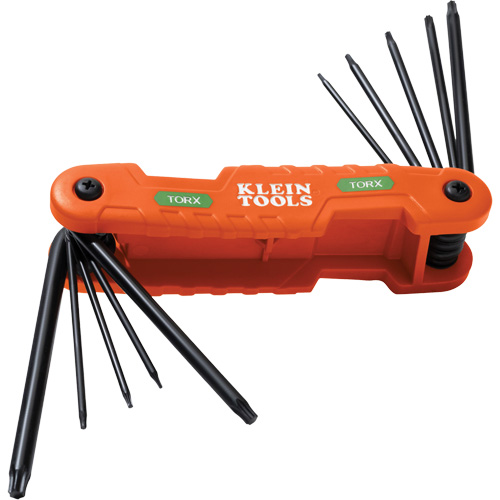 Jeu pliant de cl&eacute;s hexagonales Pro, 10 mcx, Torx Waymarc Industries Inc