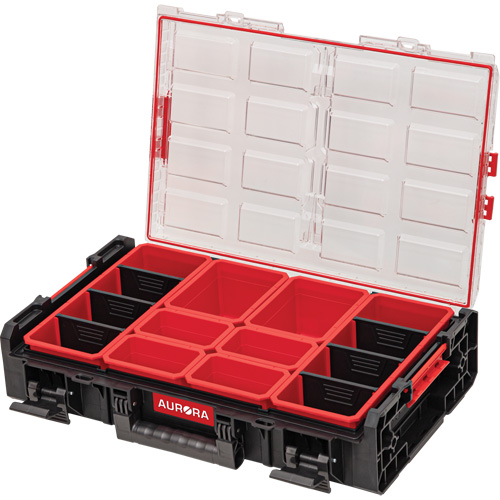 Organisateur tr&egrave;s-grand avec bacs courts Arx, 23" x 15-1/5" x 5", Noir Waymarc Industries Inc