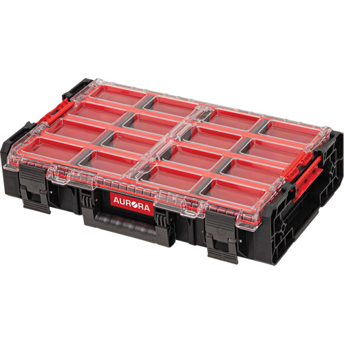 Organisateur tr&egrave;s grand avec bacs longs Arx, 23" x 15-1/5" x 5", Noir Waymarc Industries Inc
