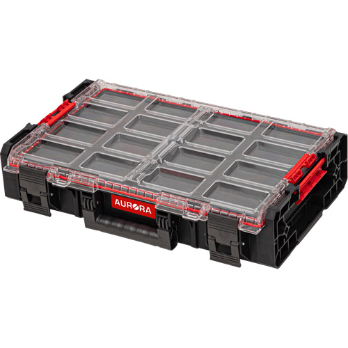 Organisateur tr&egrave;s grand avec cloisons en mousse &agrave; plusieurs couches Arx, 23" x 15-1/5" x 5", Noir Waymarc Industries Inc