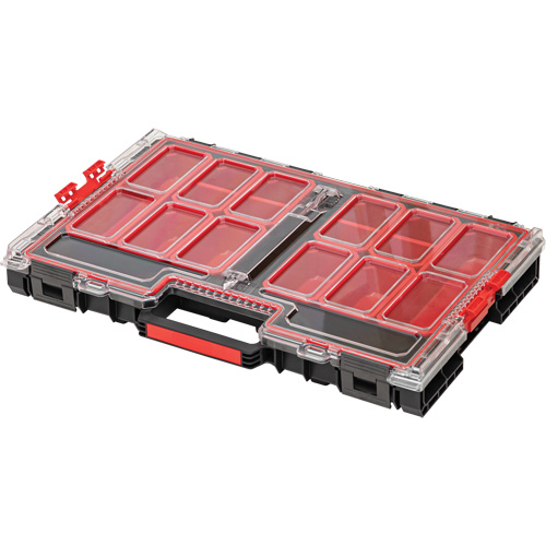 Arx&reg; Large Organizer with Bins, 21" x 15" x 3", Black Waymarc Industries Inc