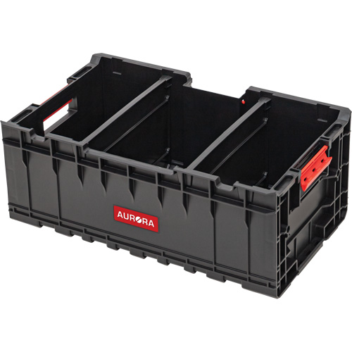 Caisse &agrave; outils avec s&eacute;parateurs Arx, 22-7/10" x 14-1/10" x 9-3/10", Noir Waymarc Industries Inc